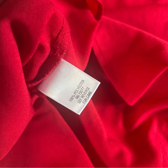 APT. 9 Red Sleeveless Blouse | Plus Size 2X | Layered Hem | Work to Weekend - Picture 6 of 8